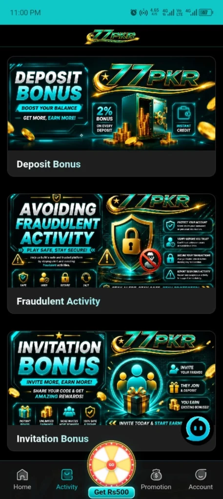 77PKR Game