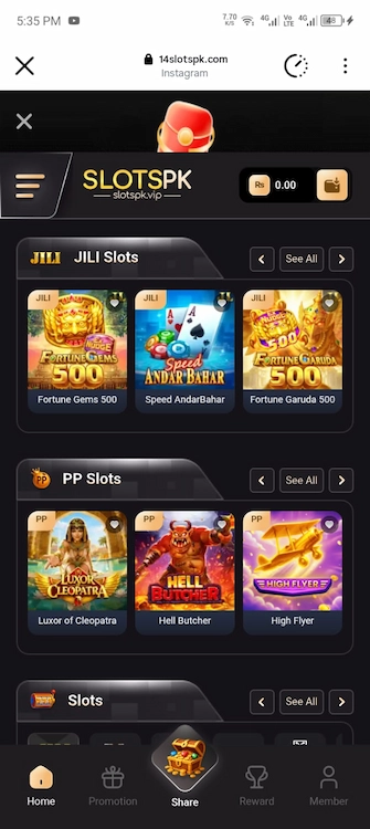 SLOTS PK Game Download