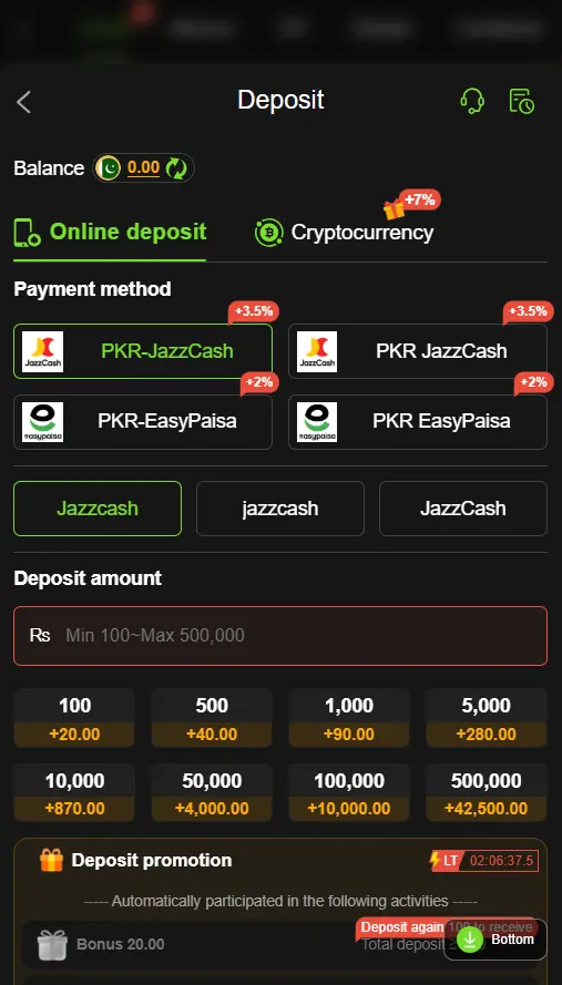 786Bet Game Deposit