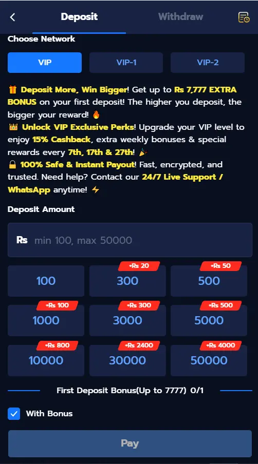 888Ace Game Deposit