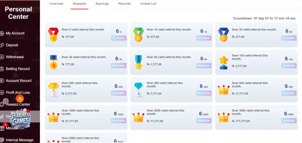 ZOR77 Game Referral Program