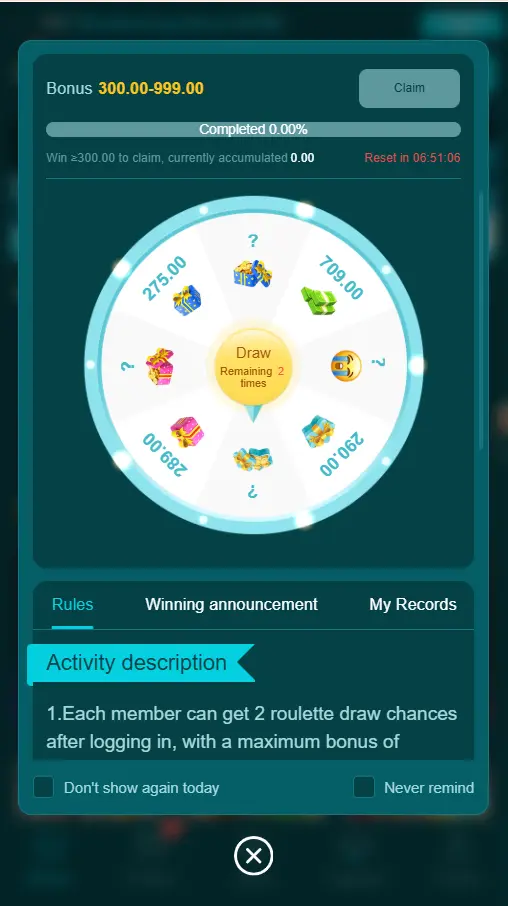666C Game Bonuses and Rewards